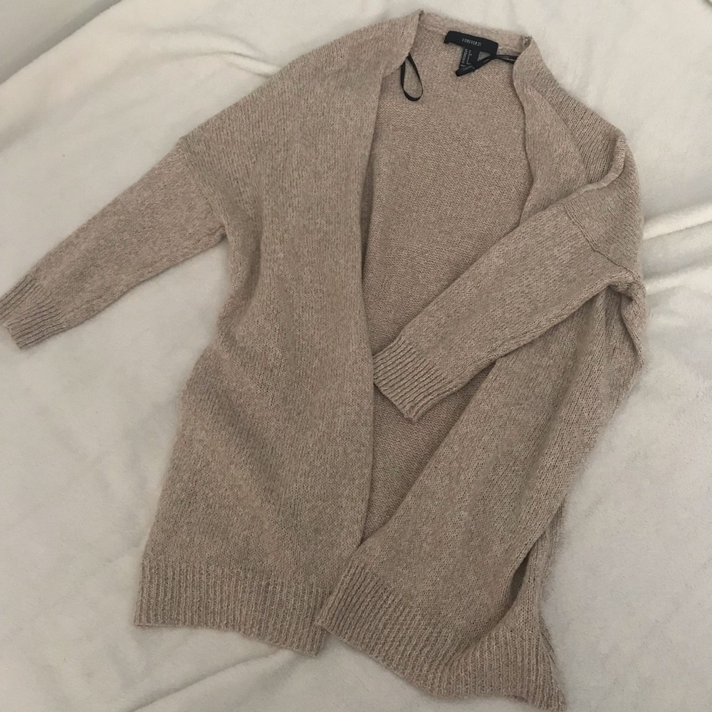 Open front cardigan